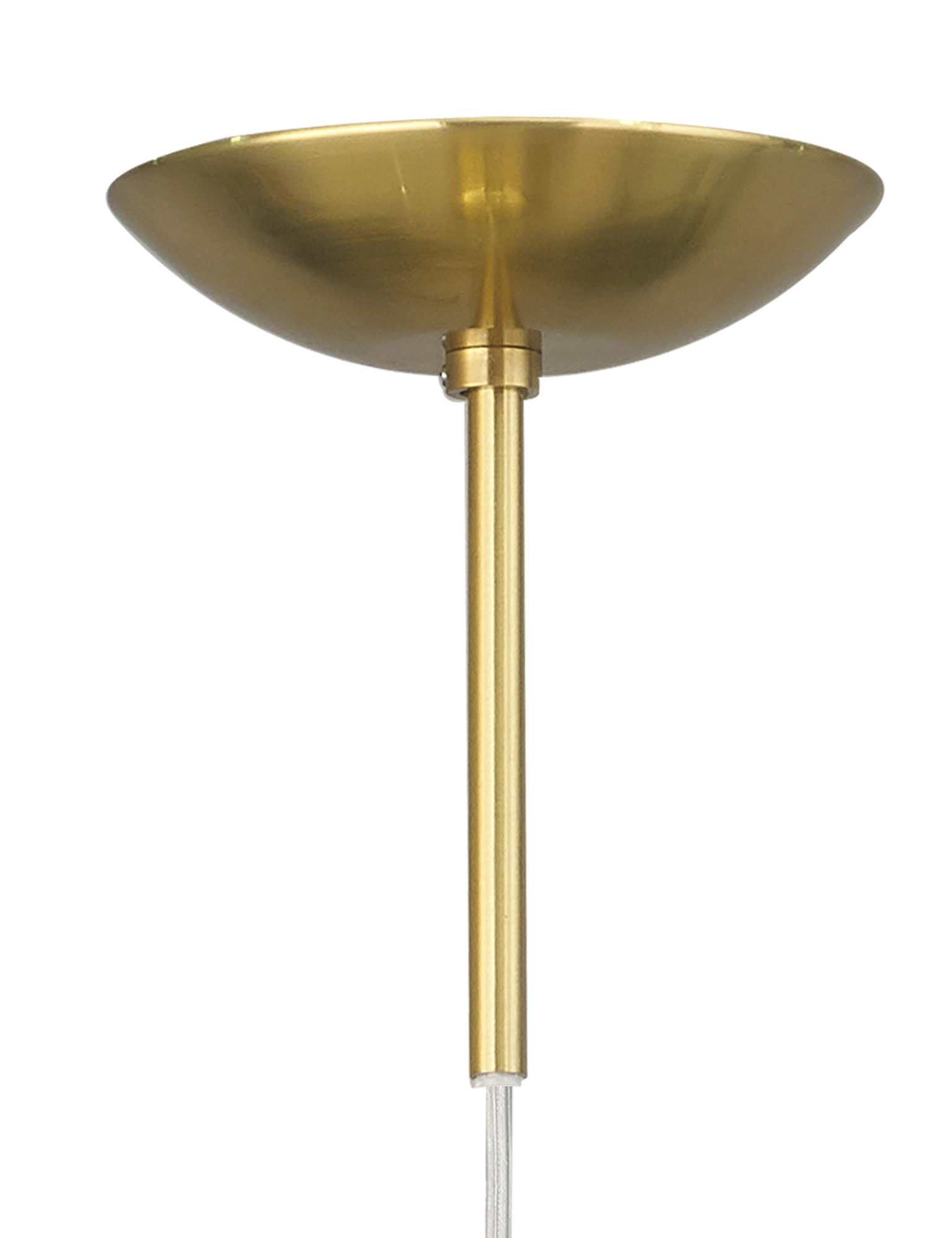 Miranda 25cm Glass Pendant 1 Light Antique Gold D0655  Deco Miranda